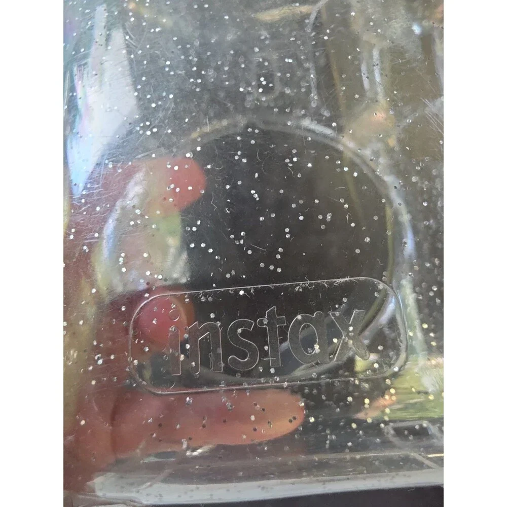 Instax Clear Glitter Carrying Case USED